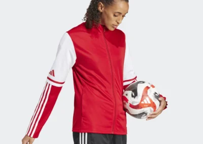 JD3005 Women's Squadra 25 Red-Wt. Jacket