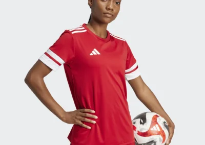JI9985 Women's Squadra 25 red-Wt. Soccer Jersey