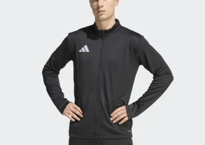 JZ6587 Entrada 26 Black Training Jacket