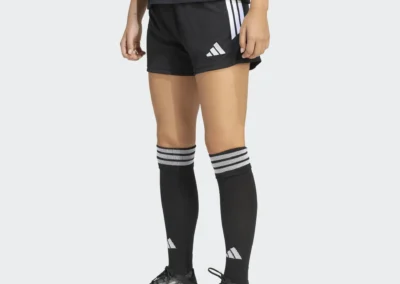 KB1264 Women's Tiro 26 Blk.-Wt. Soccer Shorts