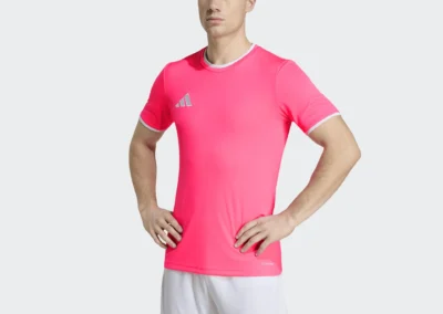 KE9839 Entrada 26 Pink-Wt. Soccer Jersey