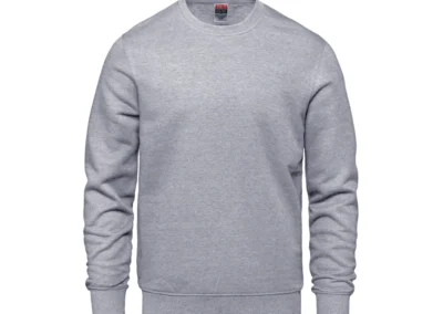 24-7 Men's Athletic Grey Heather Crew Neck Sweat shirt