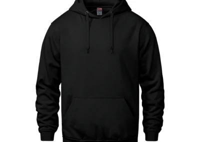 24-7 Men's Black Pullover Hoodie