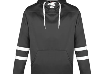 Adult Black-White Lace Pullover Hoodie