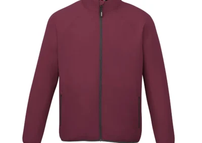 Men's Maroon Packable shell jacket