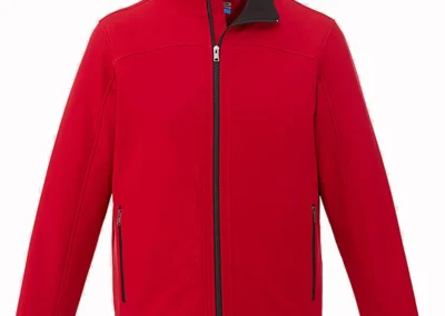 Men's Red soft shell jacket