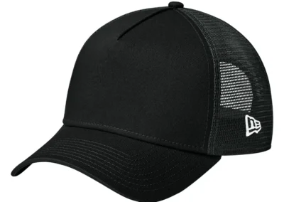 New Era Black Trucker Style Snap Back Cap