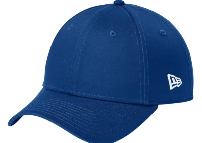 New Era Royal Blue Structured Cotton Cap Adjustable Hook & Loop Closure Cap